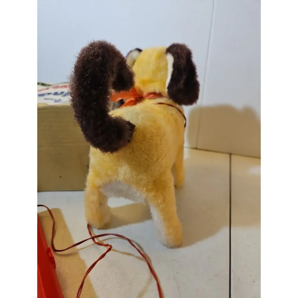 Vintage Toy Remote Control Dog Somersaulting Pup With Bark With Box Untested